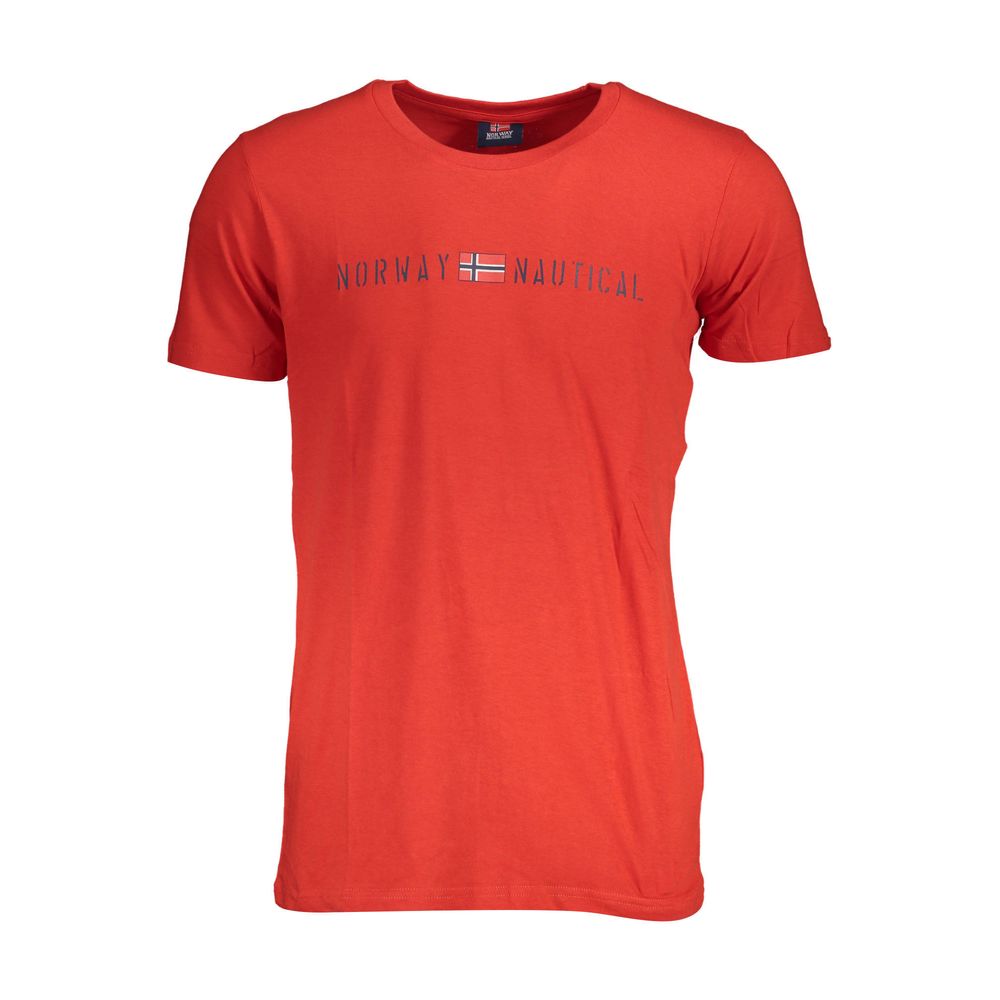 Norway 1963 Red Cotton Men T-Shirt